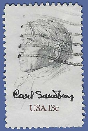 #1731 13c Carl Sandburg 1978 Used