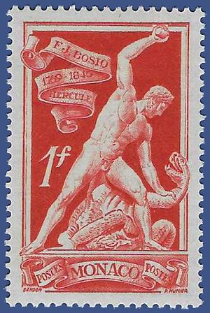 Monaco # 210 1948 Mint H