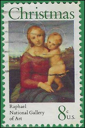 #1507 8c Madonna and Child 1973 Used