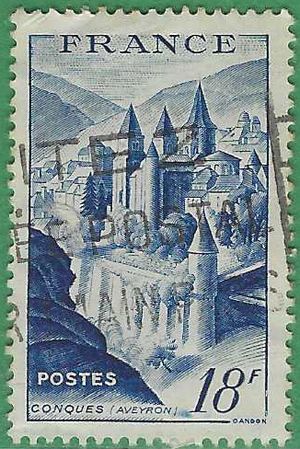 France # 593 1948 Used