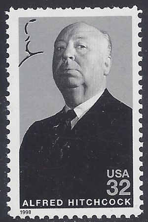 #3226 32c Legends of Hollywood Alfred Hitchcock 1998 Mint NH