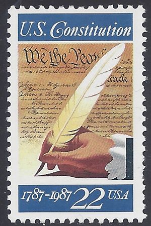 #2360 22c 200th Anniv. Signing of the Constitution 1987 Mint NH