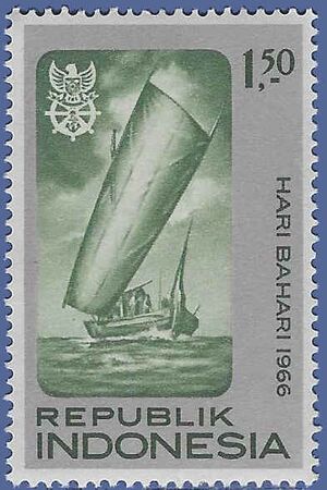 Indonesia # 691 1966 Mint NH
