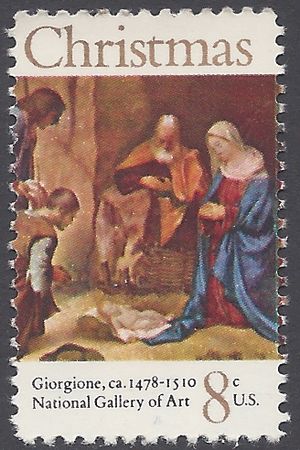 #1444 8c Adoration of the Shepherds 1971 Mint NH