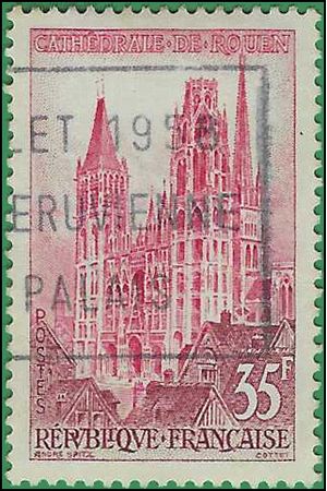 France # 854 1957 Used