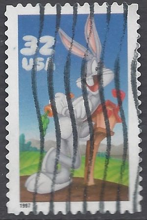 #3137 32c Bugs Bunny 1997 Used