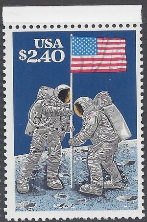#2419 $2.40 Moon Landing 20th Anniv. 1989 Mint NH