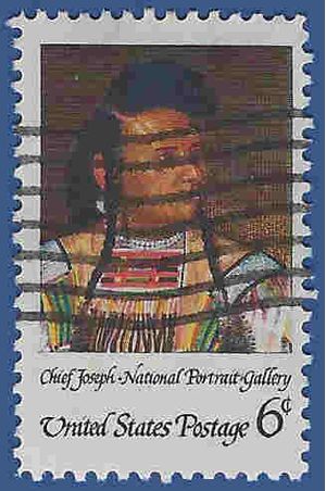 #1364 6c Chief Joseph National Portrait Gallery 1968 Used