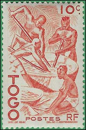 Togo # 309 1947 Mint VLH