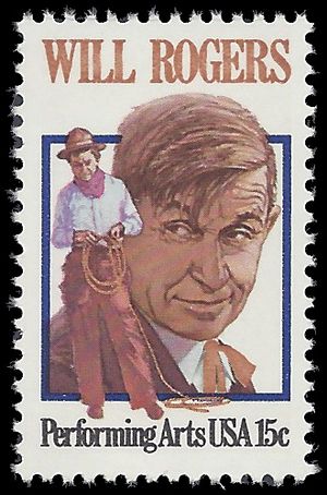 #1801 15c Performing Arts Will Rogers 1979 Mint NH