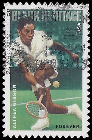 #4803 (46c Forever) US Black Heritage Althea Gibson 2013 Used