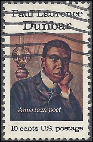 #1554 10c American Arts Paul Laurence Dunbar 1975 Used