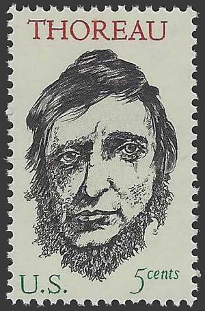 #1327 5c Henry David Thoreau 1967 Mint NH