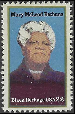 #2137 22c Black Heritage Mary McLeod Bethune 1985 Mint NH