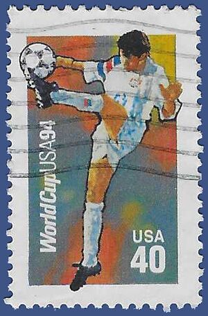 #2835 40c World Cup Soccer 1994 Used