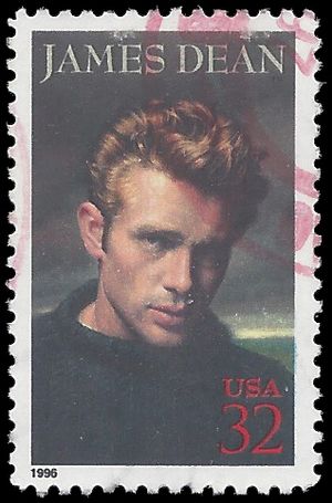 #3082 32c Legends of Hollywood James Dean 1996 Used