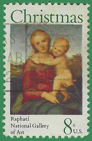 #1507 8c Madonna and Child 1973 Used