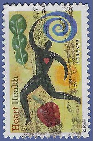 #4625 (45c Forever) Heart Health 2012 Used