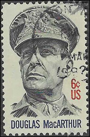 #1424 6c Gen. Douglas MacArthur 1971 Used