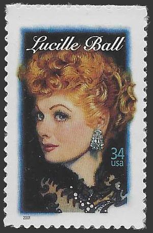 #3523 34c Legends of Hollywood Lucille Ball 2001 Mint NH
