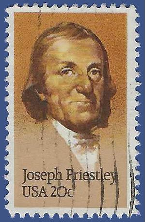#2038 20c Joseph Priestley 1983 Used