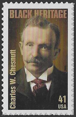 #4222 41c Black Heritage Charles W. Chesnutt 2008 Mint NH