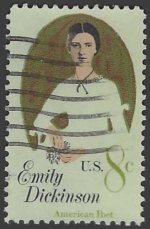 #1436 8c Emily Dickinson American Poet 1971 Used