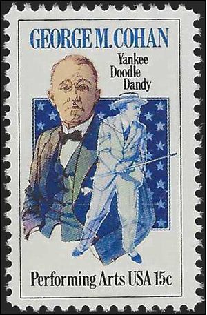 #1756 15c Performing Arts George M. Cohan 1978 Mint NH
