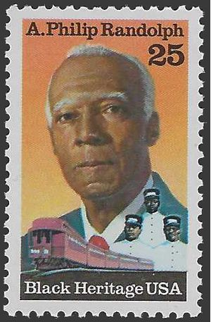 #2402 25c Black Heritage A. Philip Randolph 1989 Mint NH