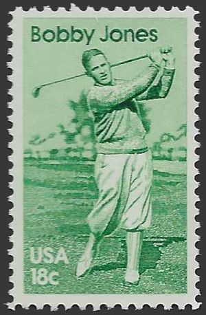 #1933 18c Sports Personalities Bobby Jones 1981 Mint NH