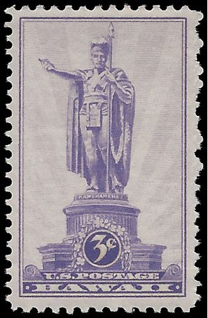 # 799 3c Hawaii Territorial Issue 1937 Mint NH