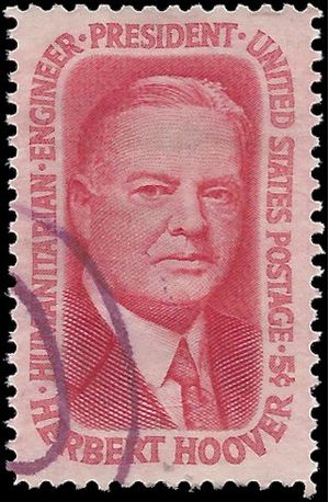 #1269 5c Herbert Hoover 1965 Used