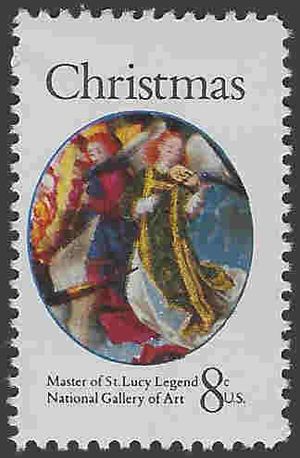 #1471 8c Christmas Angels 1972 Mint NH