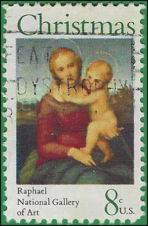 #1507 8c Madonna and Child 1973 Used