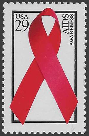 #2806 29c Aids Awareness 1993 Mint NH