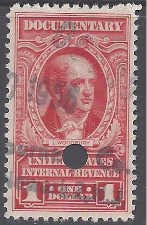 Scott R667 $1.00 U.S. Internal Revenue - Documentary 1954 Used