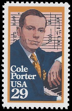 #2550 29c Performing Arts Cole Perter 1991 Mint NH