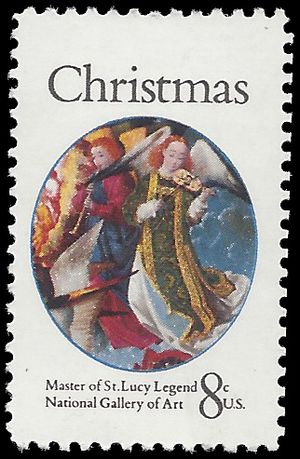 #1471 8c Christmas Angels 1972 Mint NH