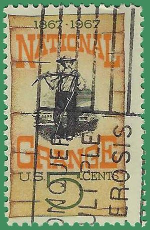 #1323 5c 100th Anniversary National Grange 1967 Used