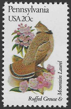 #1990 20c State Birds & Flowers Pennsylvania 1982 Mint NH