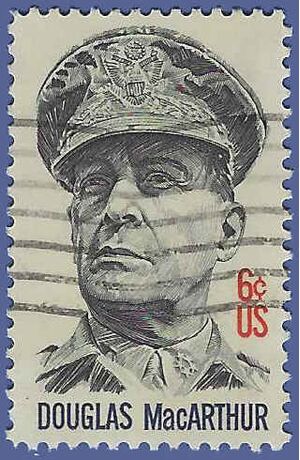 #1424 6c Gen. Douglas MacArthur 1971 Used