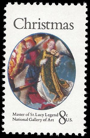 #1471 8c Christmas Angels 1972 Mint NH
