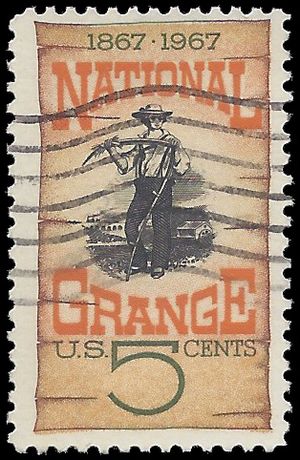 #1323 5c 100th Anniv. National Grange 1967 Used