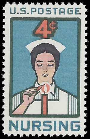 #1190 4c In Honor of the Nursing Profession 1961 Mint NH