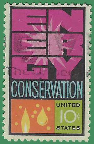 #1547 10c Energy Conservation 1974 Used
