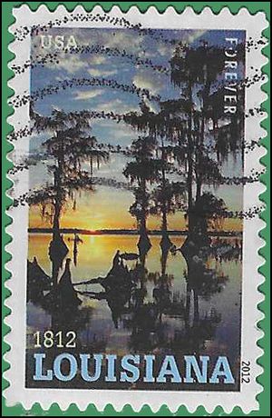 #4667 (45c Forever) Louisiana Statehood 2012 Used