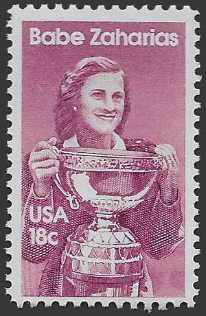 #1932 18c Sports Personalities Babe Zaharias 1981 Mint NH