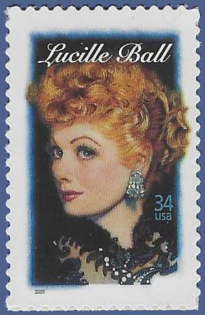 #3523 34c Legends of Hollywood Lucille Ball 2001 Mint NH