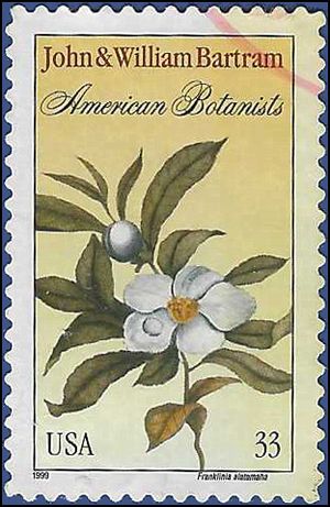 #3314 33c John & William Bartram American Botanists 1999 Used