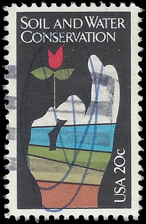 #2074 20c  Soil and Water Conservation 1984 Used